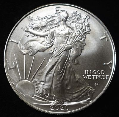 2026 AMERICAN SILVER EAGLE. TOP RATED AUCTION HOUSE ESTIMATE $130 - $180.