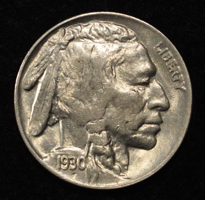 1930 BUFFALO NICKEL CH/BU. WEEKLY COIN & CURRENCY AUCTIONS ESTIMATE $75 - $100.