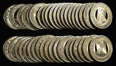 (40) 1951 HONOLULU RAPID TOKENS. BID WITH SILVER CITY AUCTIONS ESTIMATE $200 - $250.