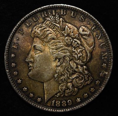 1889 MORGAN DOLLAR. CHECK OUT OUR UPCOMING AUCTIONS ESTIMATE $130 - $180.
