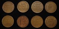 8 NICE EARLY SEMIKEY WHEAT CENTS. 21-S, 22-D, 24-S, 26-D, 26-S, 31-P, 32-D & 33-P ESTIMATE $60 - $80.Image - 1