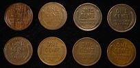 8 NICE EARLY SEMIKEY WHEAT CENTS. (2) 26-D, (2) 32-P, 32-D, 33-P & (2) 33-D ESTIMATE $60 - $80.Image - 1
