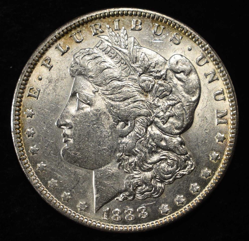 1898 MORGAN DOLLAR CH AU. WEEKLY COIN & CURRENCY AUCTIONS ESTIMATE $90 - $130.