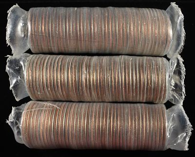 (3) ROLLS WASHINGTON STATE QUARTERS. TOP RATED AUCTION HOUSE ESTIMATE $75 - $100.