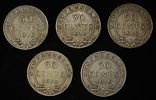 (5) 92.5% STERLING FOREIGN COINS. LEADERS IN ON-LINE AUCTIONS ESTIMATE $110 - $160.Image - 1