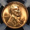 1942 LINCOLN CENT PCGS MS-67 RD. TOP RATED AUCTION HOUSE ESTIMATE $200 - $250.Image - 1