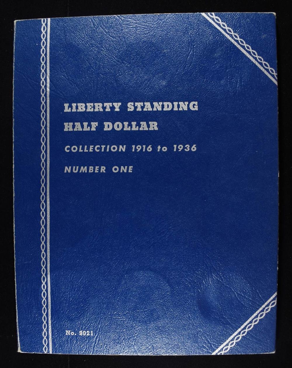 LIBERTY STANDING HALF DOLLAR WHITMAN. INCLUDING (22) HALF DOLLARS ESTIMATE $825 - $925.
