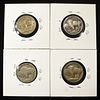 1913, 1929-S, 1935-D, & 1938-D BUFFALO NICKELS. BID WITH SILVER CITY AUCTIONS ESTIMATE $75 - $100.Image - 1