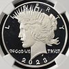 2023-S PEACE DOLLAR NGC PF70 ULTRA CAMEO. WEEKLY COIN & CURRENCY AUCTIONS ESTIMATE $140 - $190.Image - 1