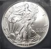 1999 AMERICAN SILVER EAGLE ICG MS69+. BID WITH SILVER CITY AUCTIONS ESTIMATE $150 - $200.Image - 1