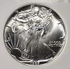 1987 AMERICAN SILVER EAGLE NGC MS69. WEEKLY COIN & CURRENCY AUCTIONS ESTIMATE $110 - $160.Image - 1