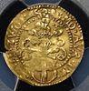1590-1612 NTEH-ZWOLLE GOLD FLORIN PCGS XF CLEANED. FR-207 NETHERLANDS PROVINCIAL ZWOLLE ESTIMATE Image - 1