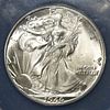 1946-D WALKING LIBERTY HALF DOLLAR ANACS MS-64. BID WITH SILVER CITY AUCTIONS ESTIMATE $80 - $100.Image - 1