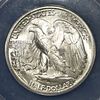 1946-D WALKING LIBERTY HALF DOLLAR ANACS MS-64. BID WITH SILVER CITY AUCTIONS ESTIMATE $80 - $100.Image - 2