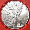 2021(P) AMERICAN SILVER EAGLE NGC MS70. BID WITH SILVER CITY AUCTIONS ESTIMATE $160 - $210.Image - 1