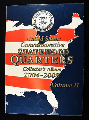 COMMEM STATEHOOD QUARTERS COLLECTION. INCLUDING (50) QUARTERS ESTIMATE $60 - $80.