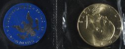 1972 & 1973 EISENHOWER UNC SILVER DOLLAR. CHECK OUT OUR UPCOMING AUCTIONS ESTIMATE $60 - $80.Image - 1