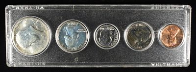1964 PROOF SET. LEADERS IN ON-LINE AUCTIONS ESTIMATE $75 - $100.
