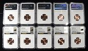 (10) 2025-D SHIELD CENTS NGC MS65RD. LAST YEAR OF ISSUE TOP RATED AUCTION HOUSE ESTIMATE $100 - $150.Image - 1