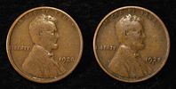 (84)D&S WHEAT CENTS FROM THE 20'S. TOP RATED AUCTION HOUSE ESTIMATE $120 - $140.Image - 1