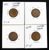 (13) INDIAN CENTS. TOP RATED AUCTION HOUSE ESTIMATE $60 - $80.Image - 1