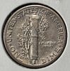 1942/1 MERCURY DIME XF/AU RARE. WEEKLY COIN & CURRENCY AUCTIONS ESTIMATE $900 - $1000.Image - 1