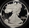 2022 AMERICAN SILVER EAGLE PROOF. WEEKLY COIN & CURRENCY AUCTIONS ESTIMATE $120 - $170.Image - 1