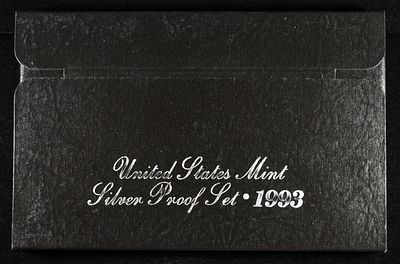 1993 SILVER PROOF SET. CHECK OUT OUR UPCOMING AUCTIONS ESTIMATE $75 - $100.
