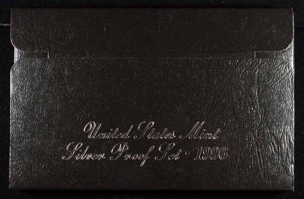 1996 SILVER PROOF SET. WEEKLY COIN & CURRENCY AUCTIONS ESTIMATE $75 - $100.