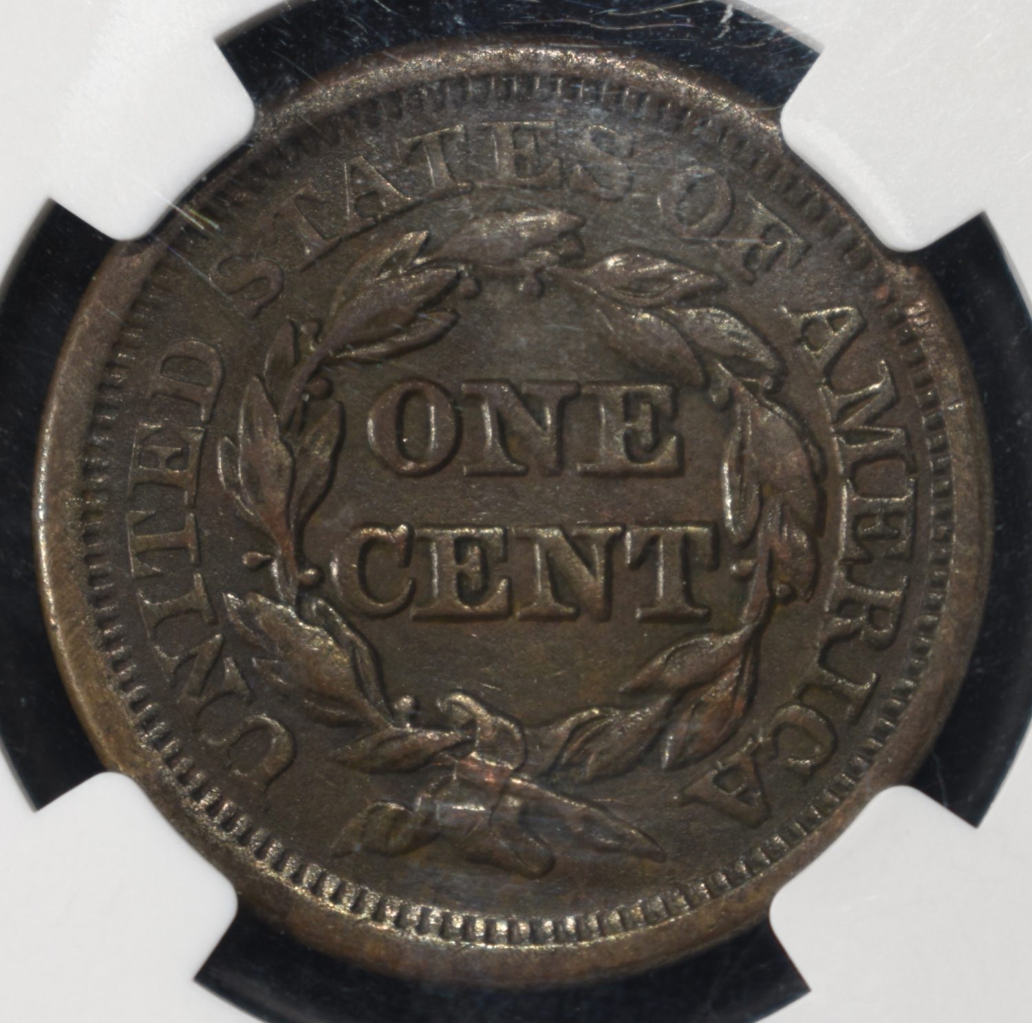 1855 UPRIGHT 55 LARGE CNT NGC AU DETAILS