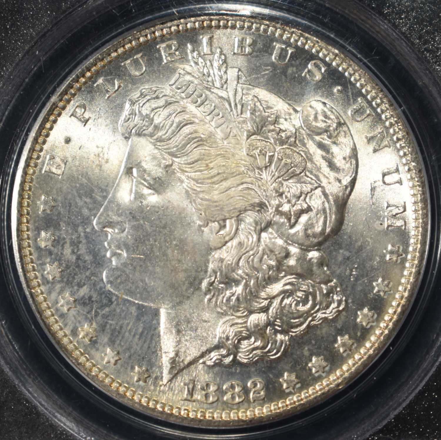 1882-S MORGAN DOLLAR PCGS MS64