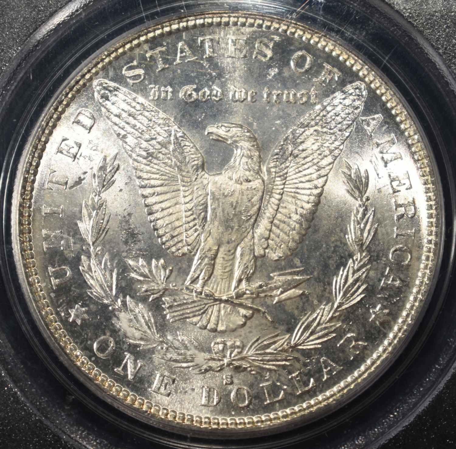 1882-S MORGAN DOLLAR PCGS MS64