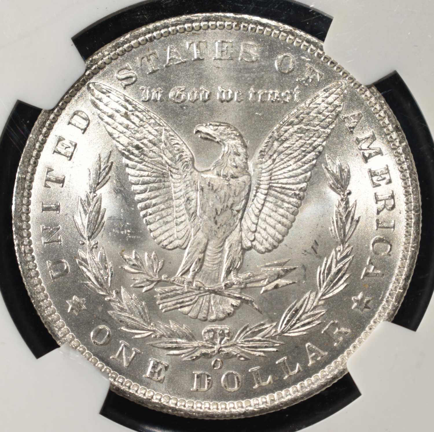 1885-O MORGAN DOLLAR NGC MS-63 OLATHE HOARD