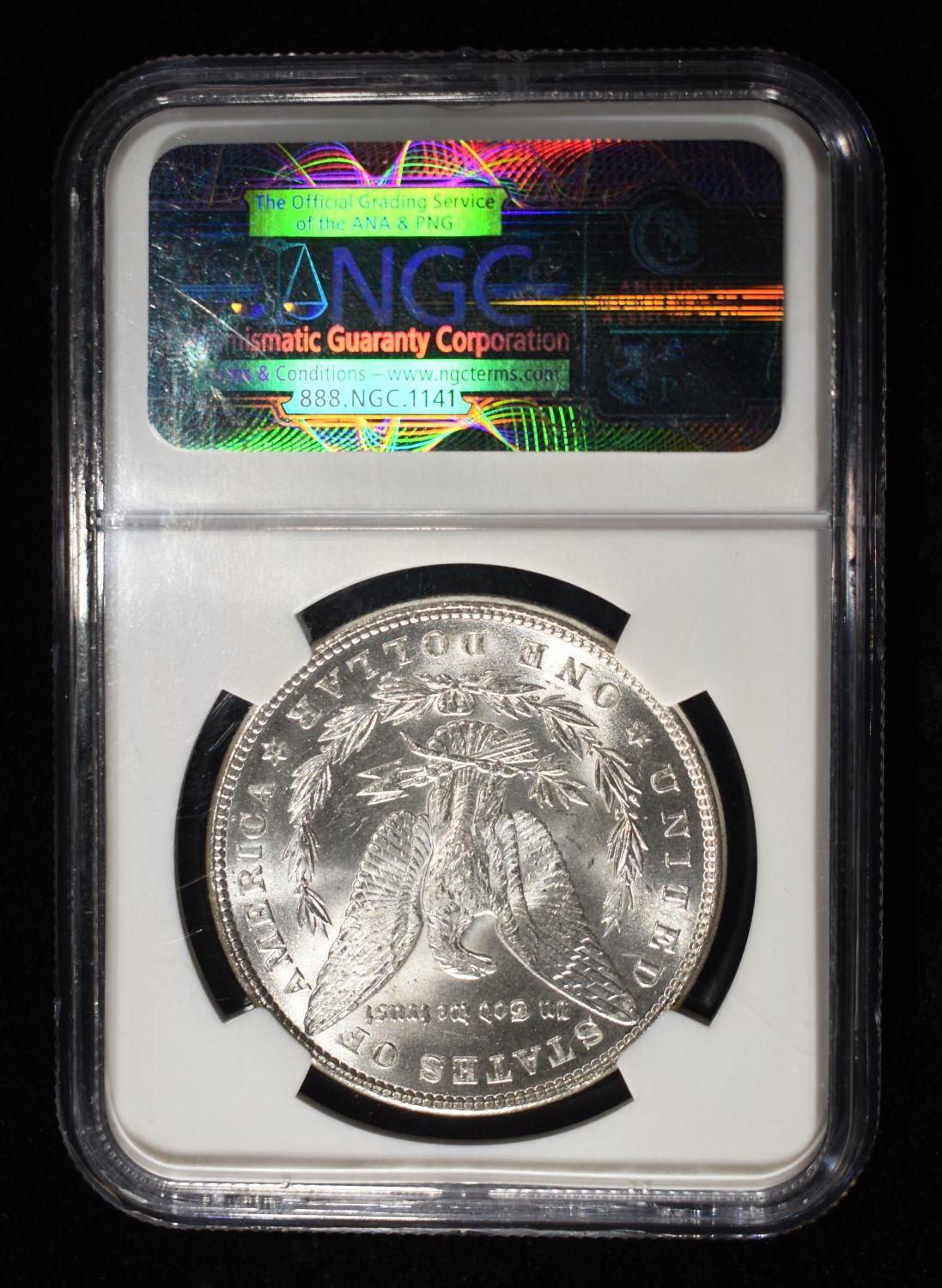 1887 MORGAN DOLLAR NGC MS-63 OLATHE HOARD