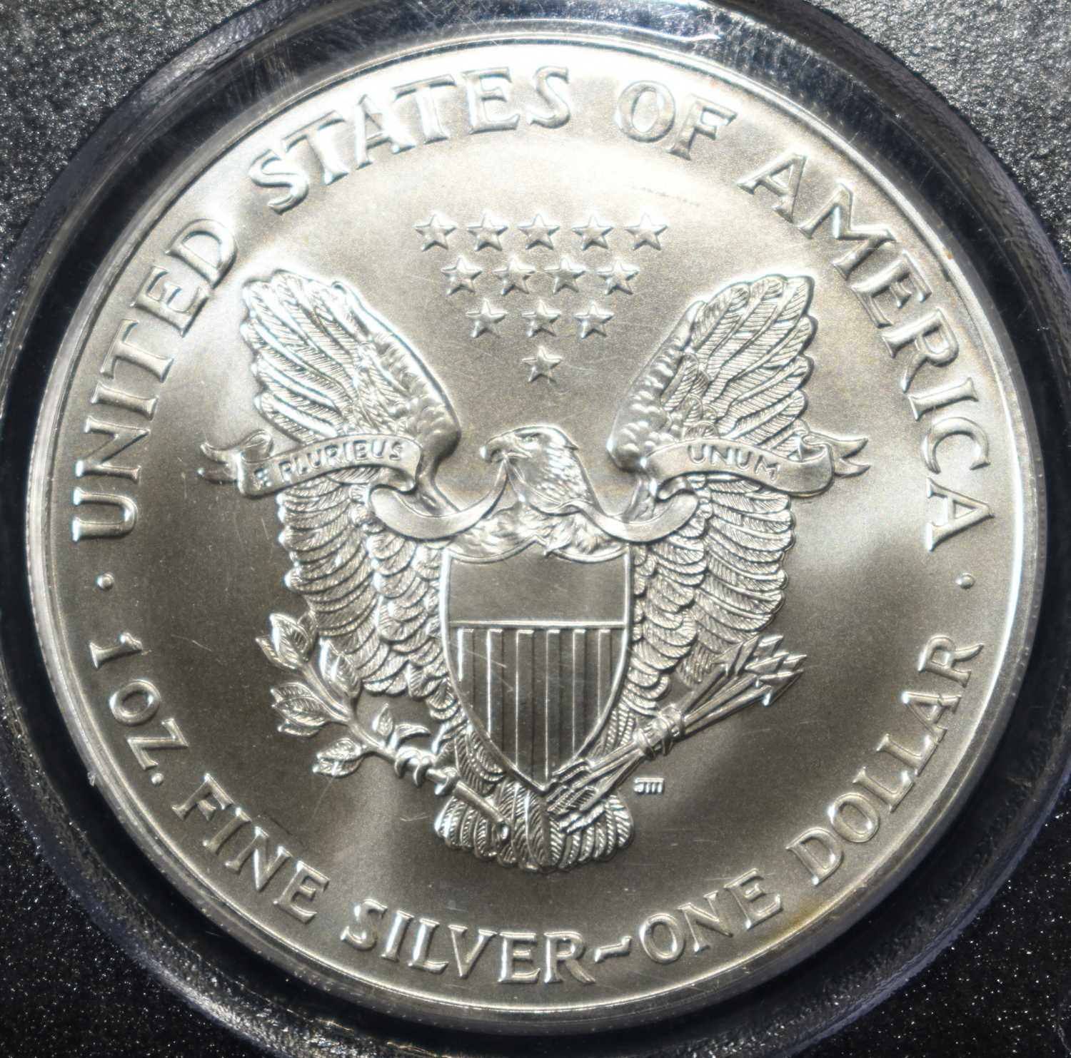 2001 SILVER EAGLE PCGS MS-69 GROUND ZERO RECOVERY