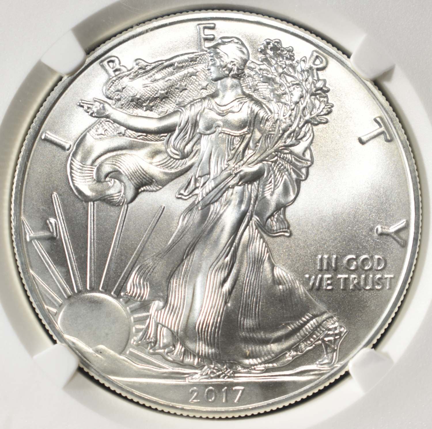 2017 AMERICAN SILVER EAGLE NGC MS69