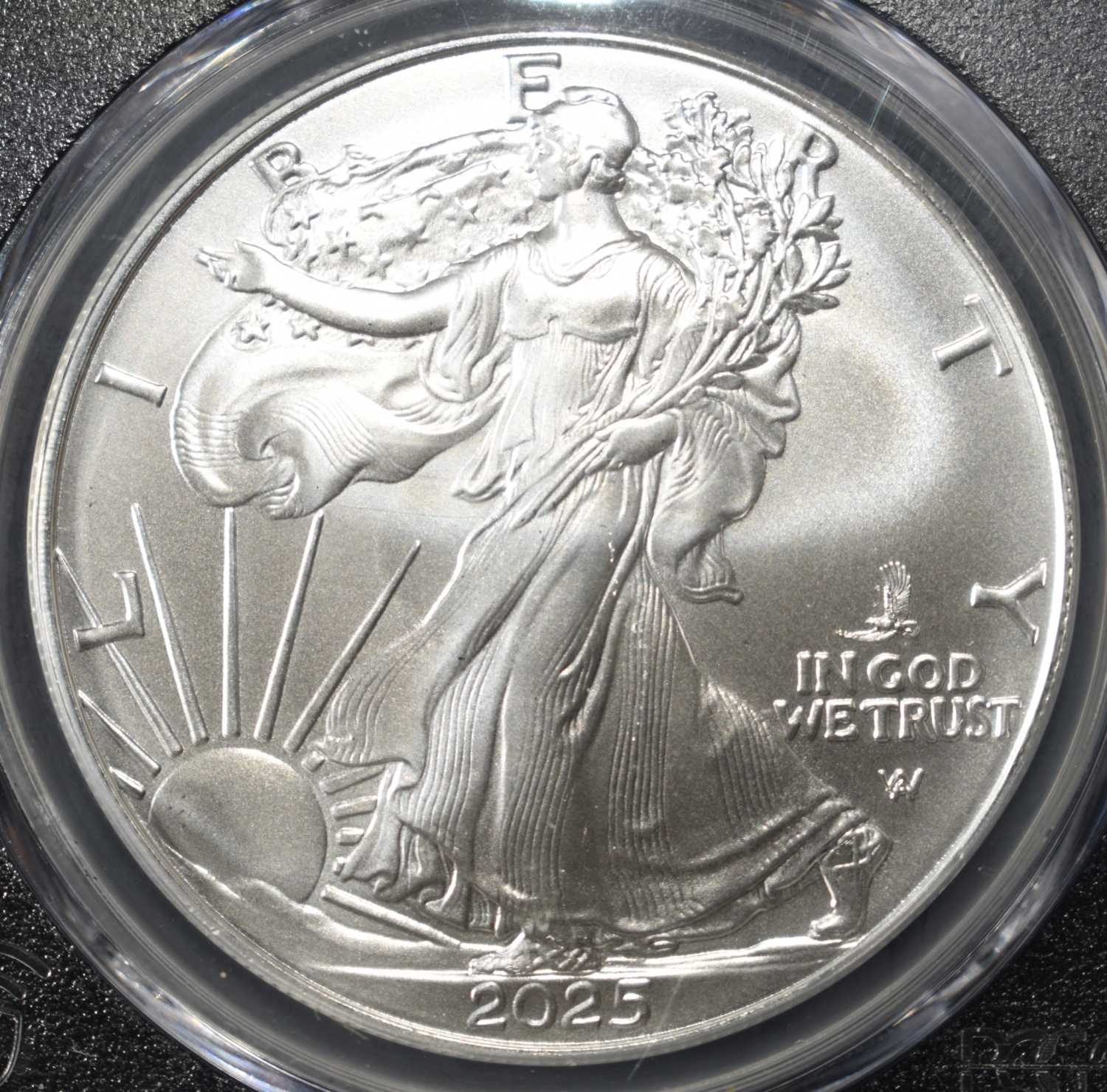 2025 (P) AMERICAN SILVER EAGLE PCGS MS70