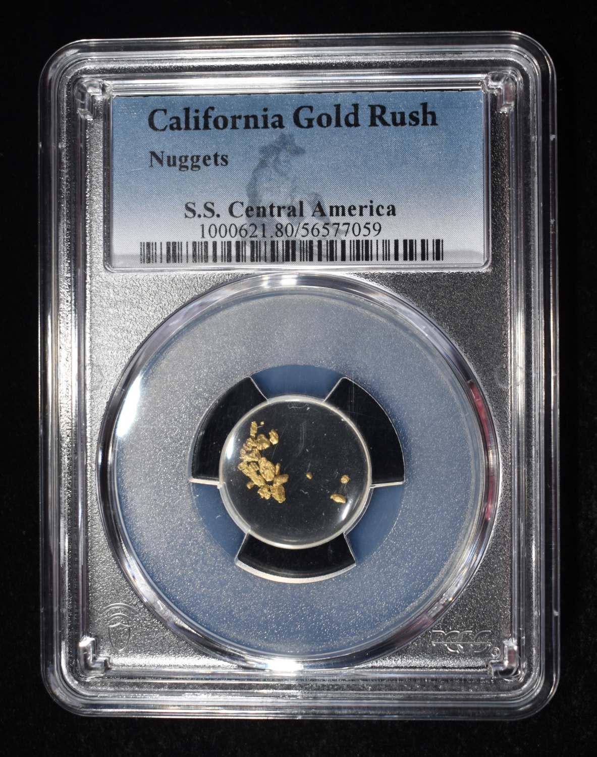 CALIFORNIA GOLD RUSH NUGGETS S.S. CENTRAL AMERICA