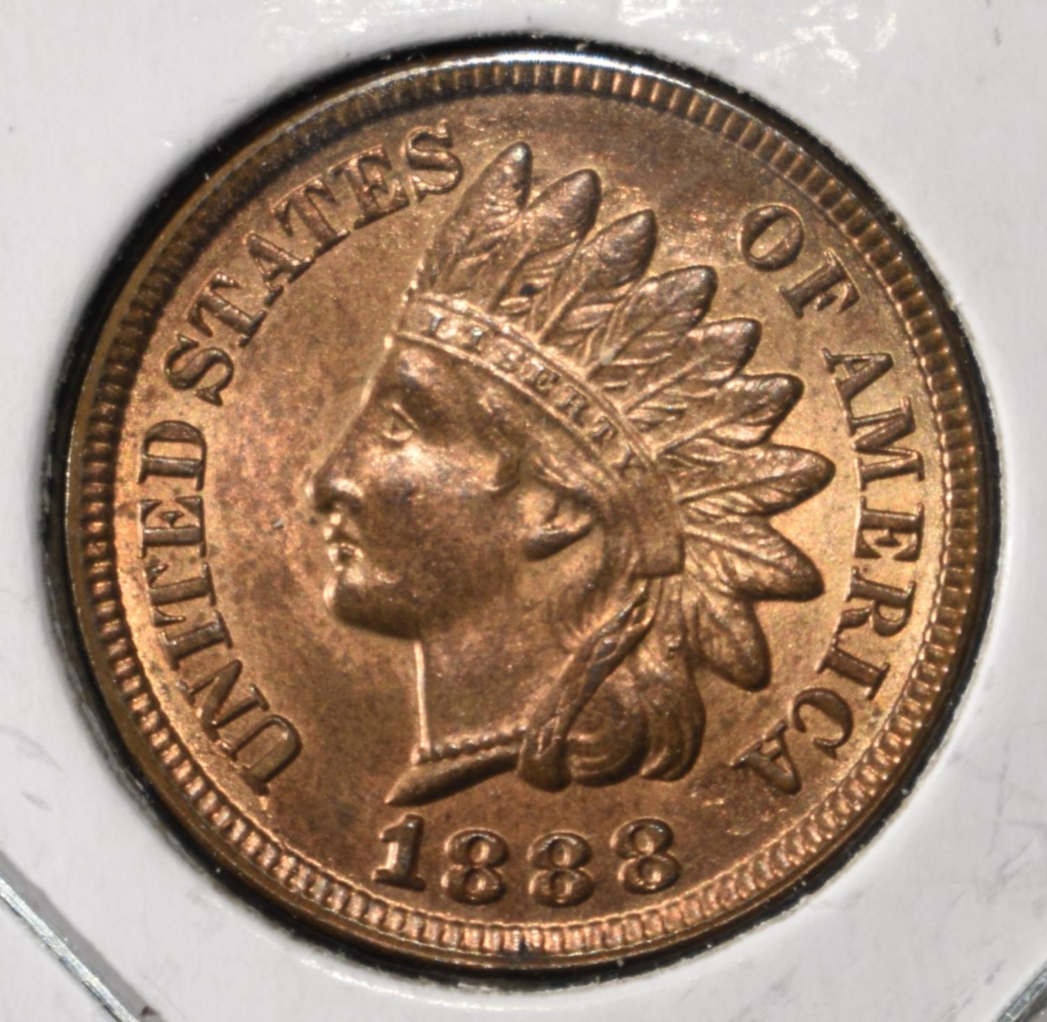 1888 T-3 INDIAN CENT CH BU RD