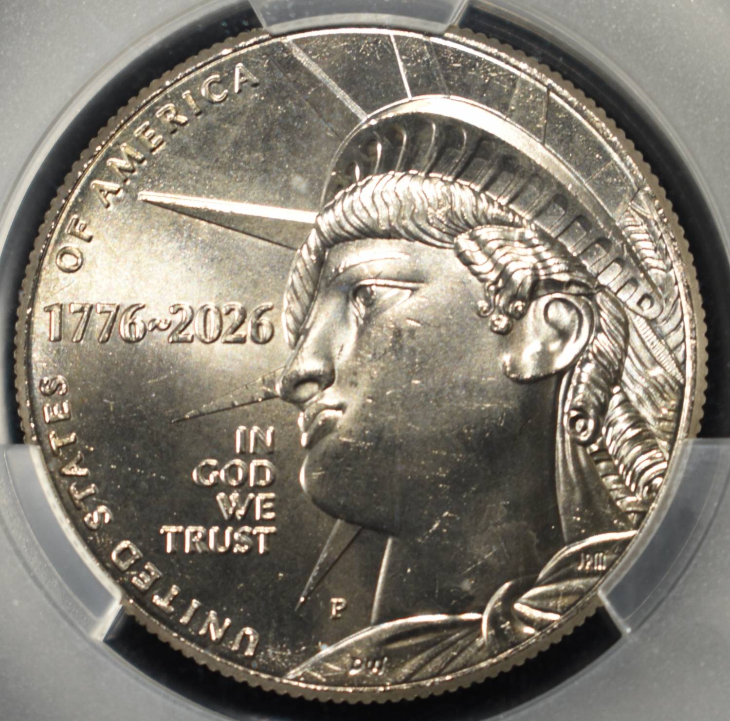 1776-2026-P ENDURING LIBERTY HALF DOLLAR CAC MS-64