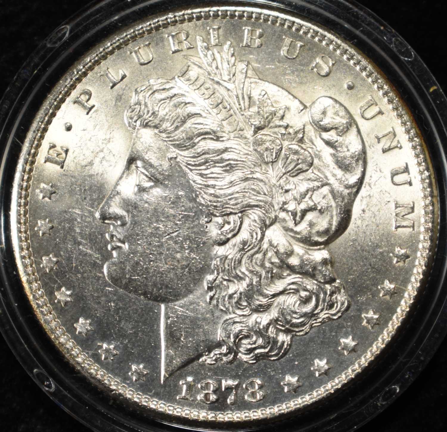 1878-S MORGAN DOLLAR CH BU