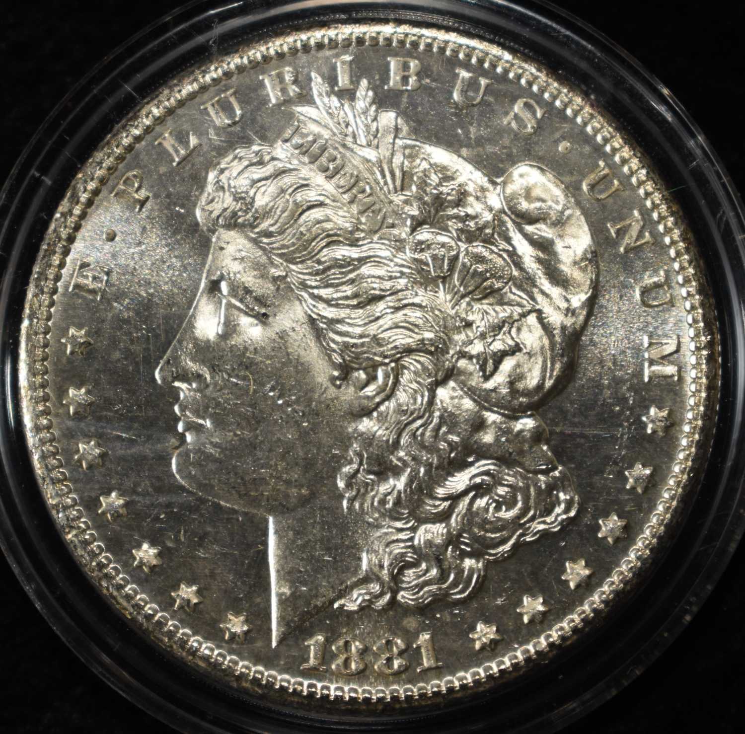 1881-S MORGAN DOLLAR CH BU