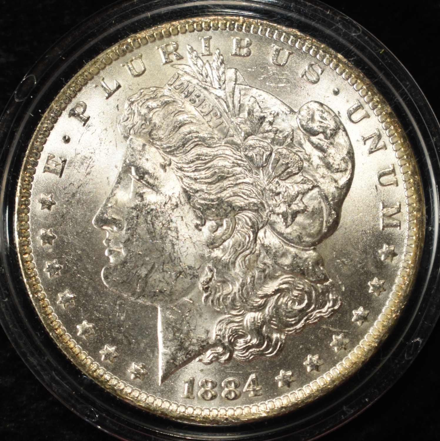 1884-O MORGAN DOLLAR CH BU