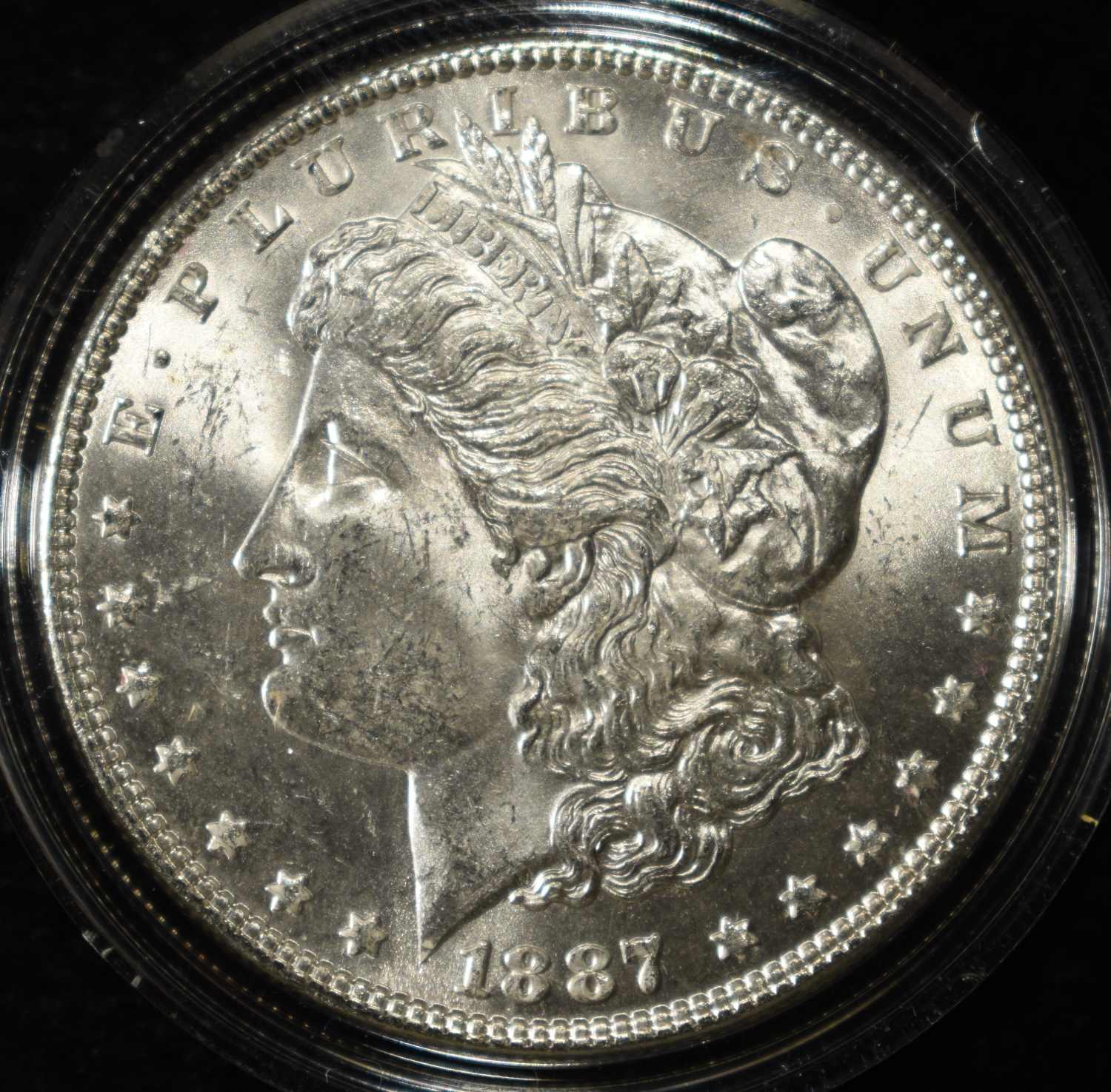 1887 MORGAN DOLLAR CH BU