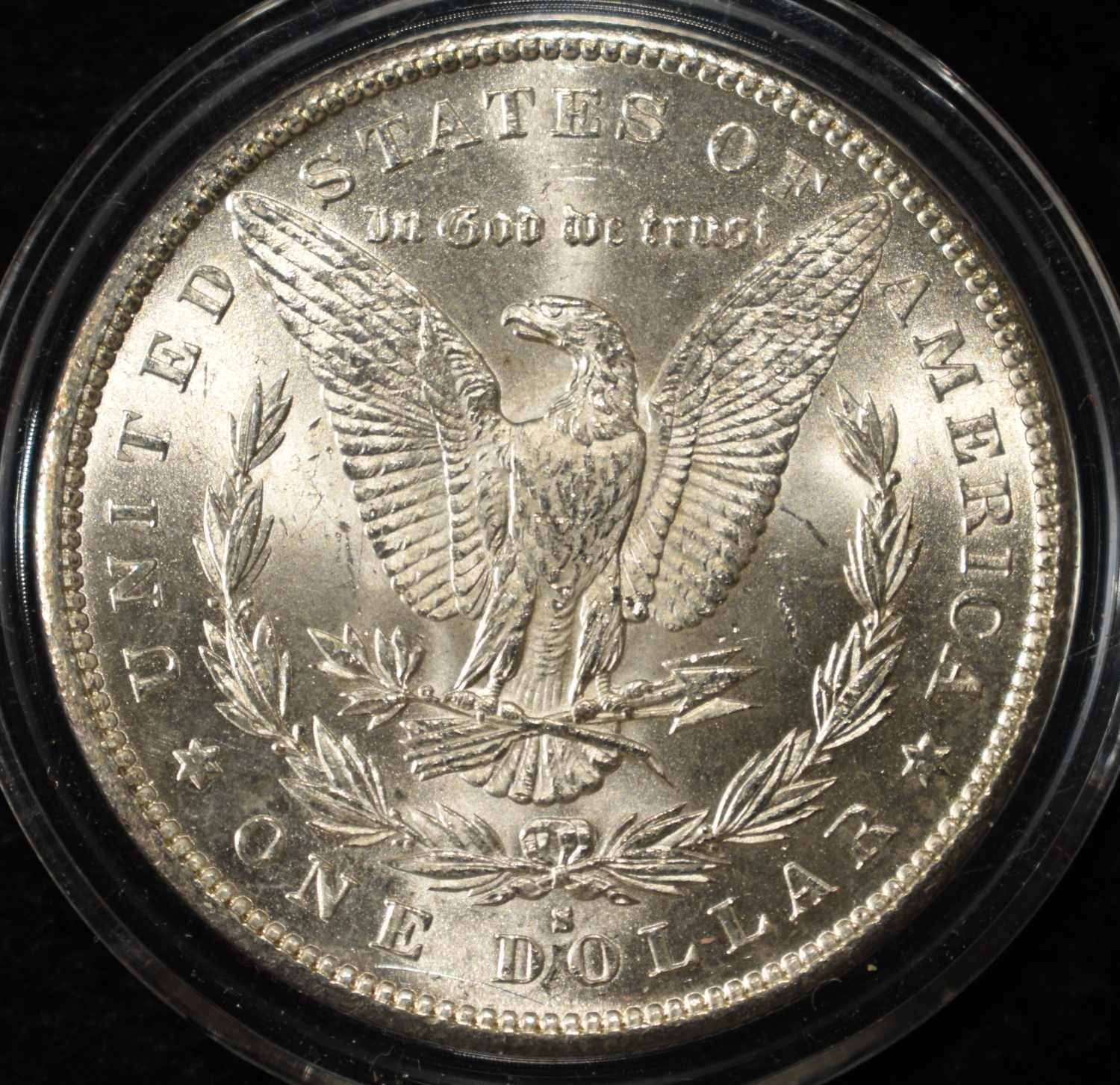 1890-S MORGAN DOLLAR BU