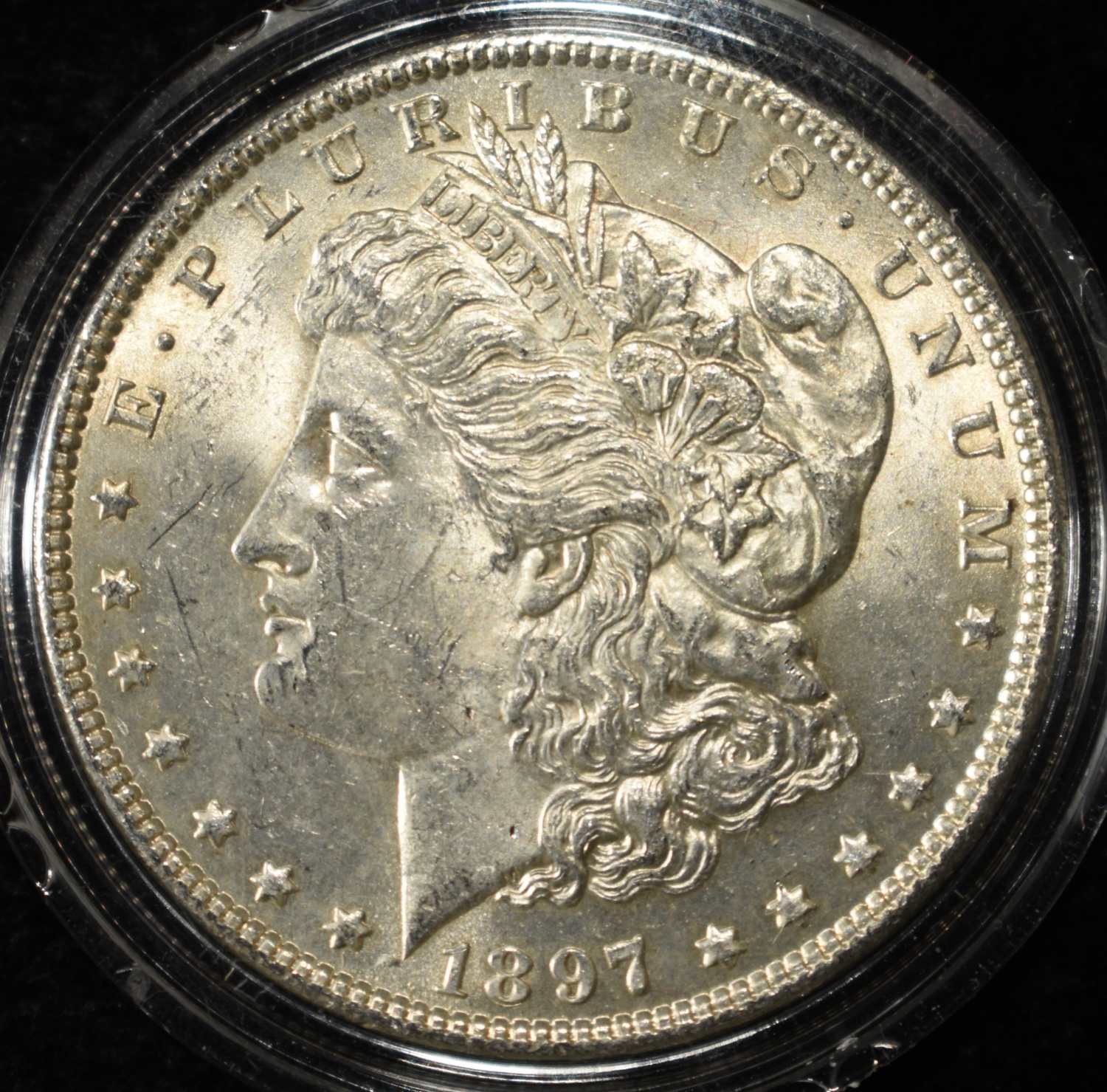 1897 MORGAN DOLLAR CH BU