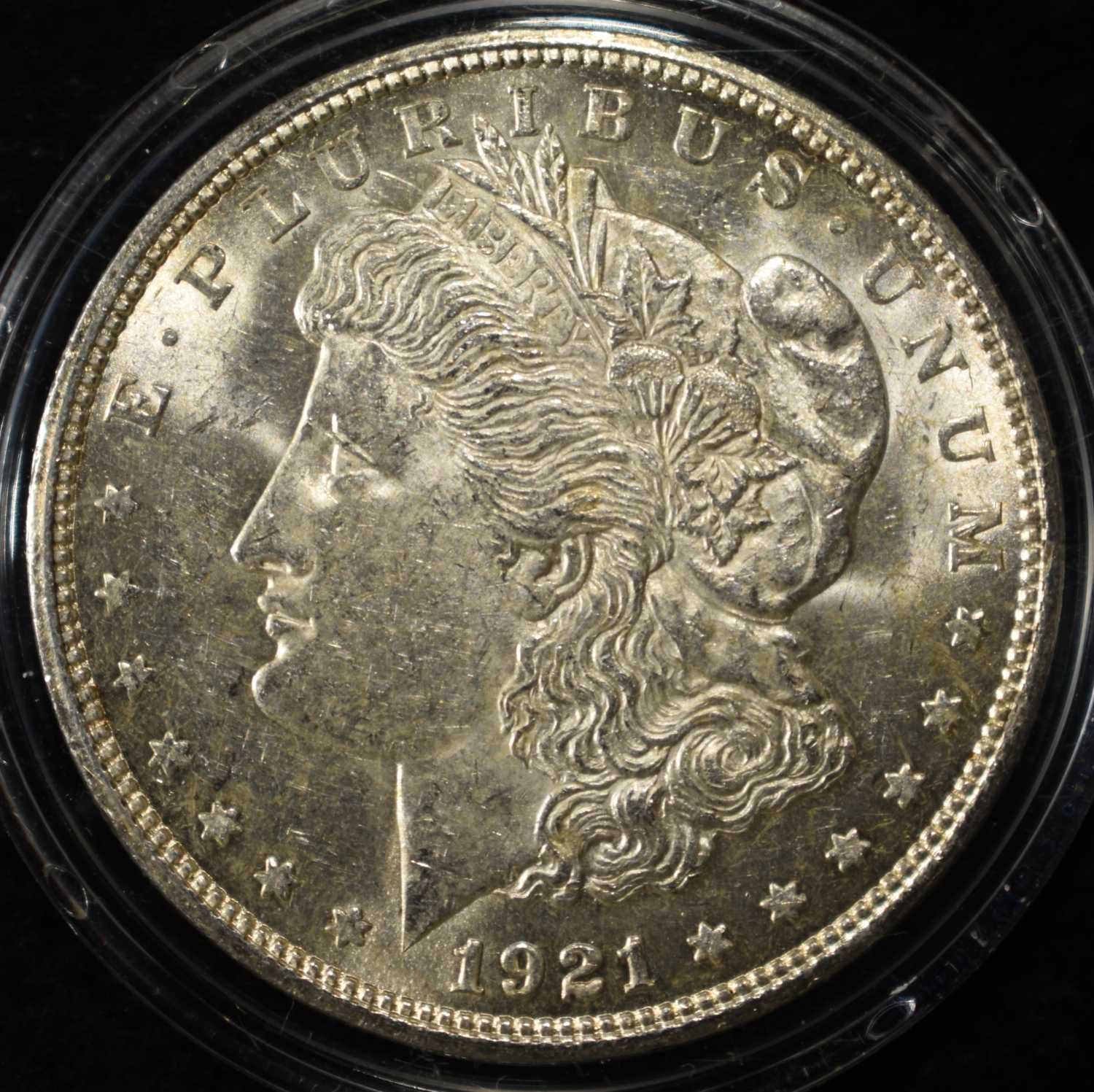 1921-D MORGAN DOLLAR BU