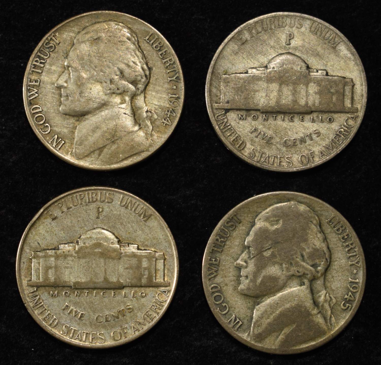 (50) WAR NICKELS