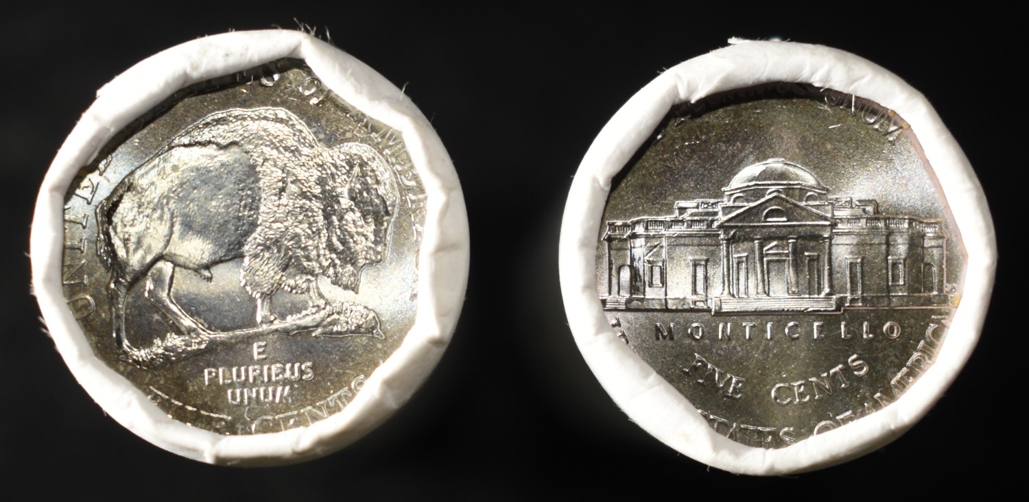 (9) JEFFERSON NICKEL ROLLS