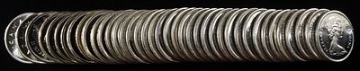 (39) 50% SILVER CANADIAN 25C. TOP RATED AUCTION HOUSE ESTIMATE $400 - $450.